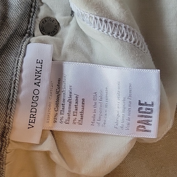 Paige VERDUGO Crop Jeans Ankle - Picture 7 of 7